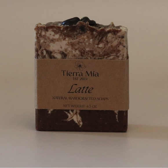 "Latte" Coffee & Goat Milk Artisan Soap Bar - Picture 1 of 9